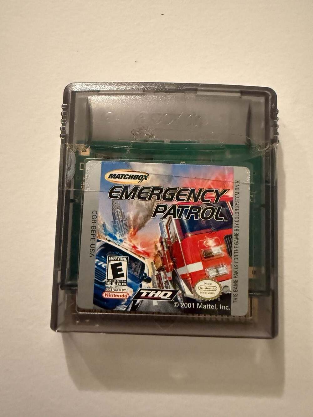 THQ Matchbox Emergency Patrol Game Boy Color